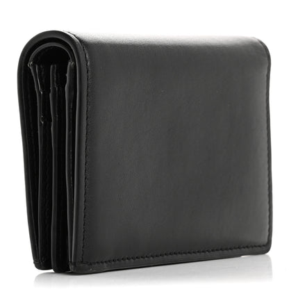 Valentino Garavani Calfskin Small VLogo Bi-Fold Wallet Black 3 of 12