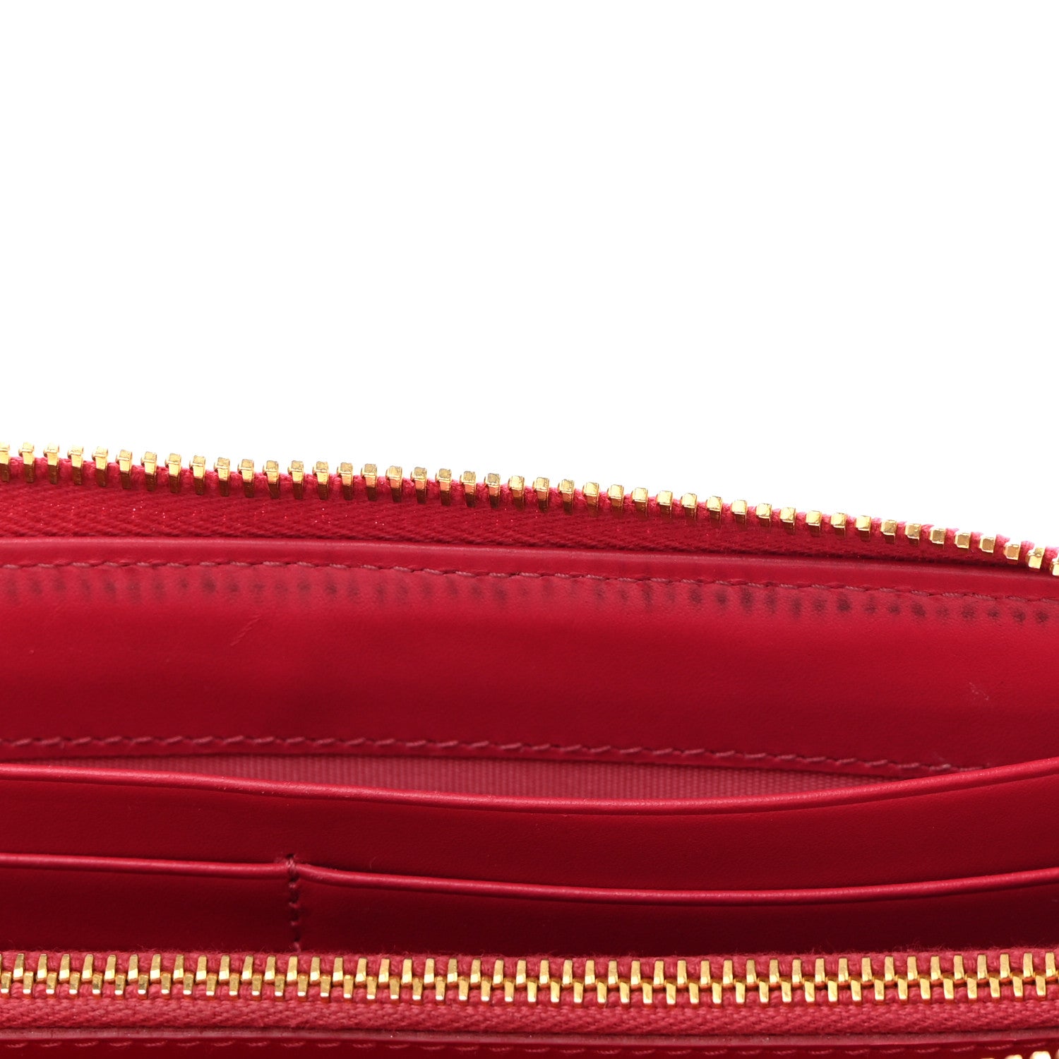 Prada Vitello Move Half Zip Wallet Ibisco 8 of 11