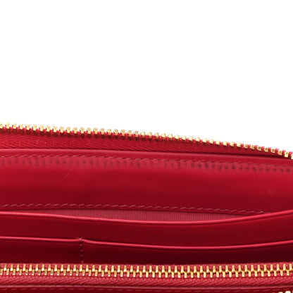 Prada Vitello Move Half Zip Wallet Ibisco 8 of 11