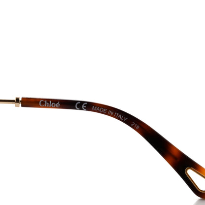 Chloe Poppy Cutout Square Sunglasses CE133S Havana Brown 6 of 6