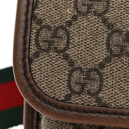 Gucci GG Supreme Monogram Neo Vintage Web Belt Bag Brown 15 of 18