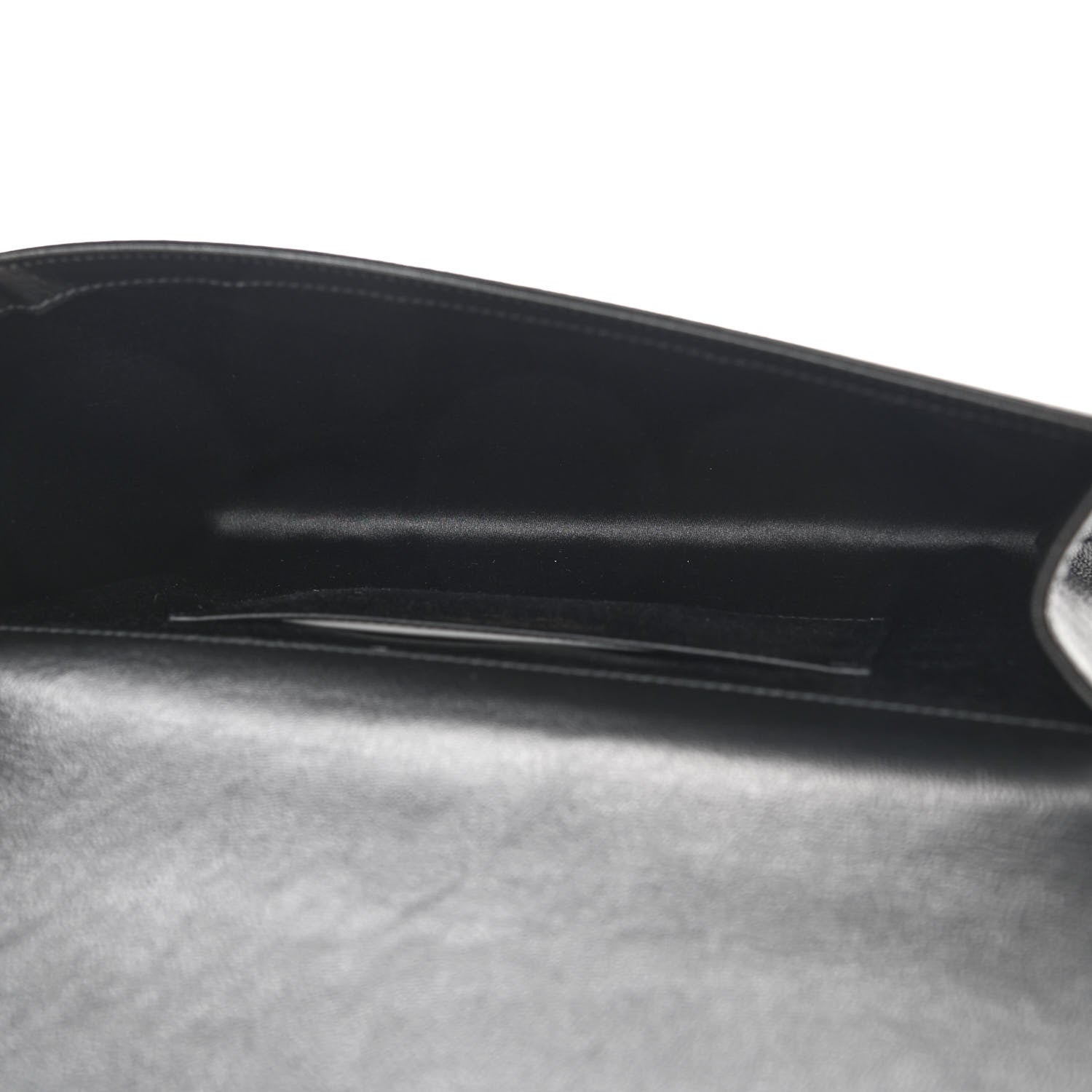 Saint Laurent Calfskin Monogram Large Belle De Jour Clutch Black 6 of 7