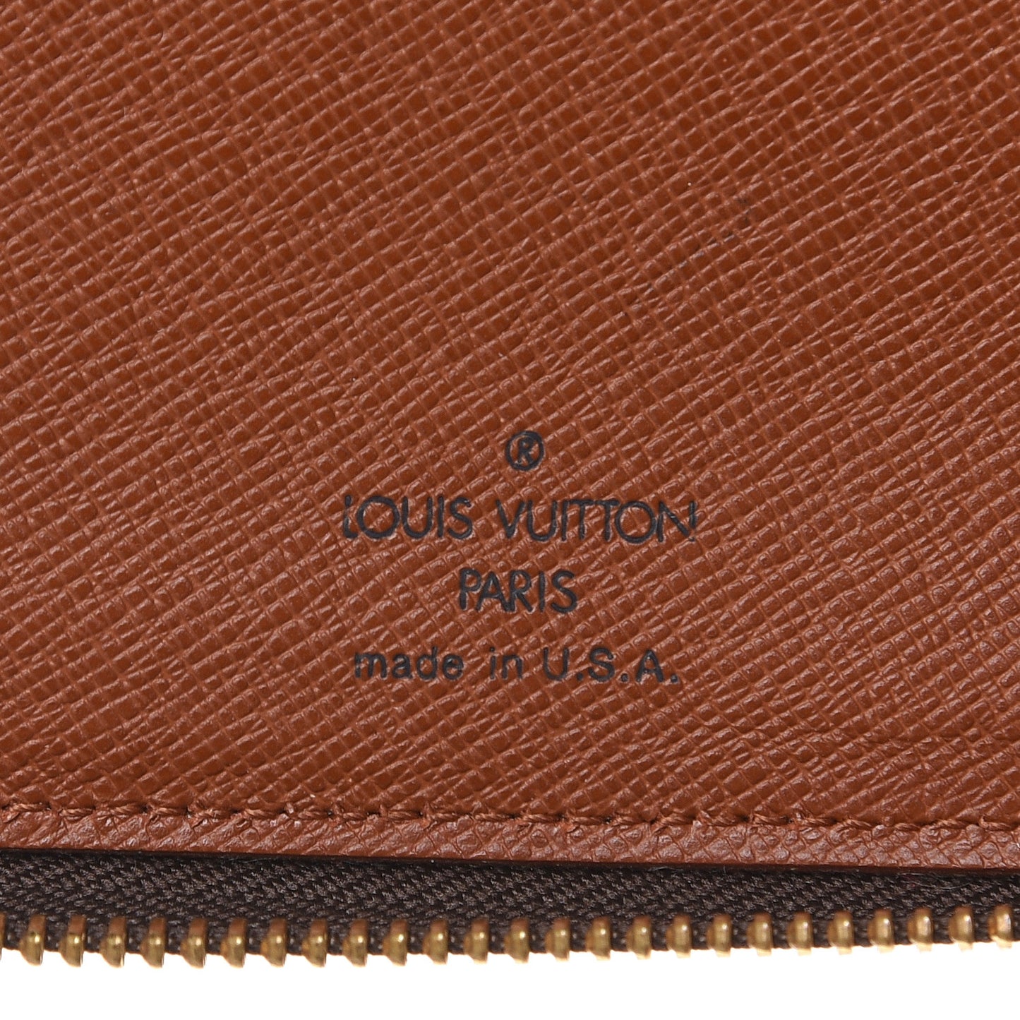 Monogram Zippy Agenda Cover