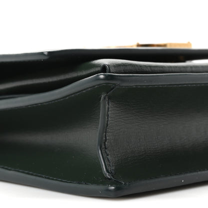 Saint Laurent Calfskin Monogram Sunset Chain Wallet New Vert Fonce 8 of 10