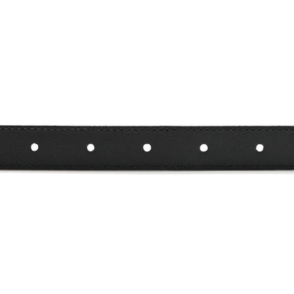Gucci Plutone Calfskin Palladium Double G 20mm Belt 85 34 Black 4 of 6