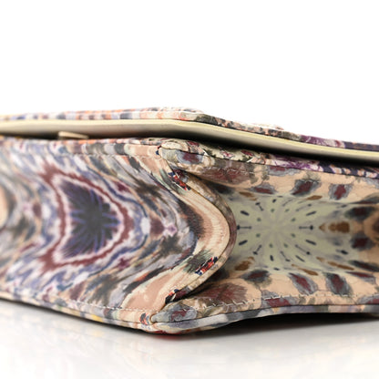 Christian Dior Calfskin Printed Small KaleiDiorscopic Diorama Flap Bag Latte Multicolor 11 of 12