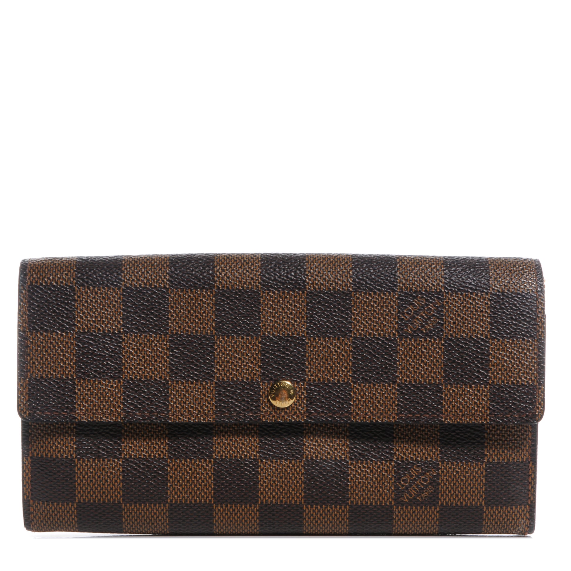 Louis Vuitton Damier Ebene Sarah Wallet 1 of 7