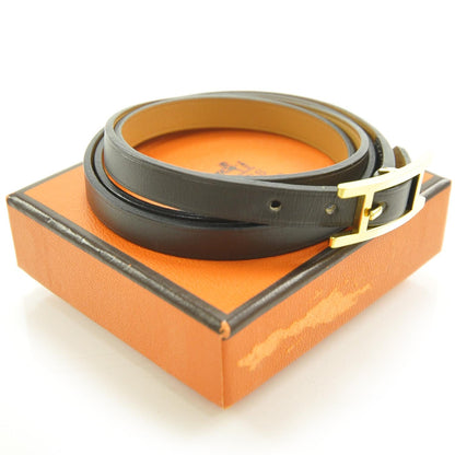 Hermes Chamonix Hapi Triple Tour Wrap Bracelet Chocolate 3 of 6