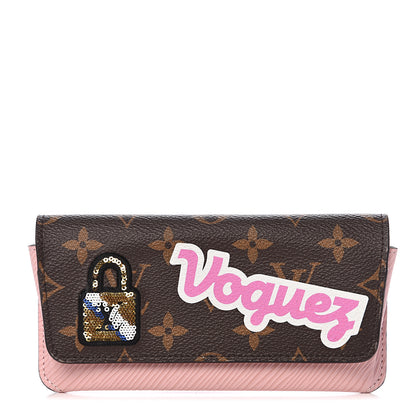 Louis Vuitton Monogram Patches Woody Glasses Case 1 of 10
