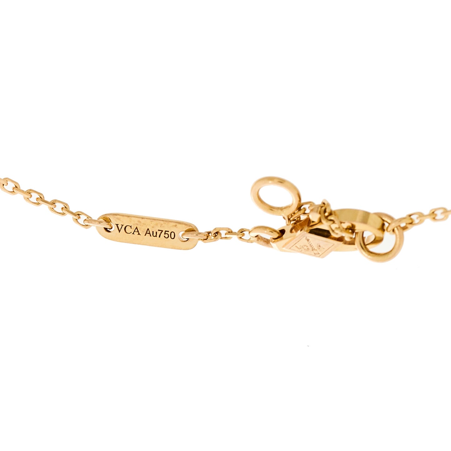 18K Rose Gold Carnelian Sweet Alhambra Bracelet