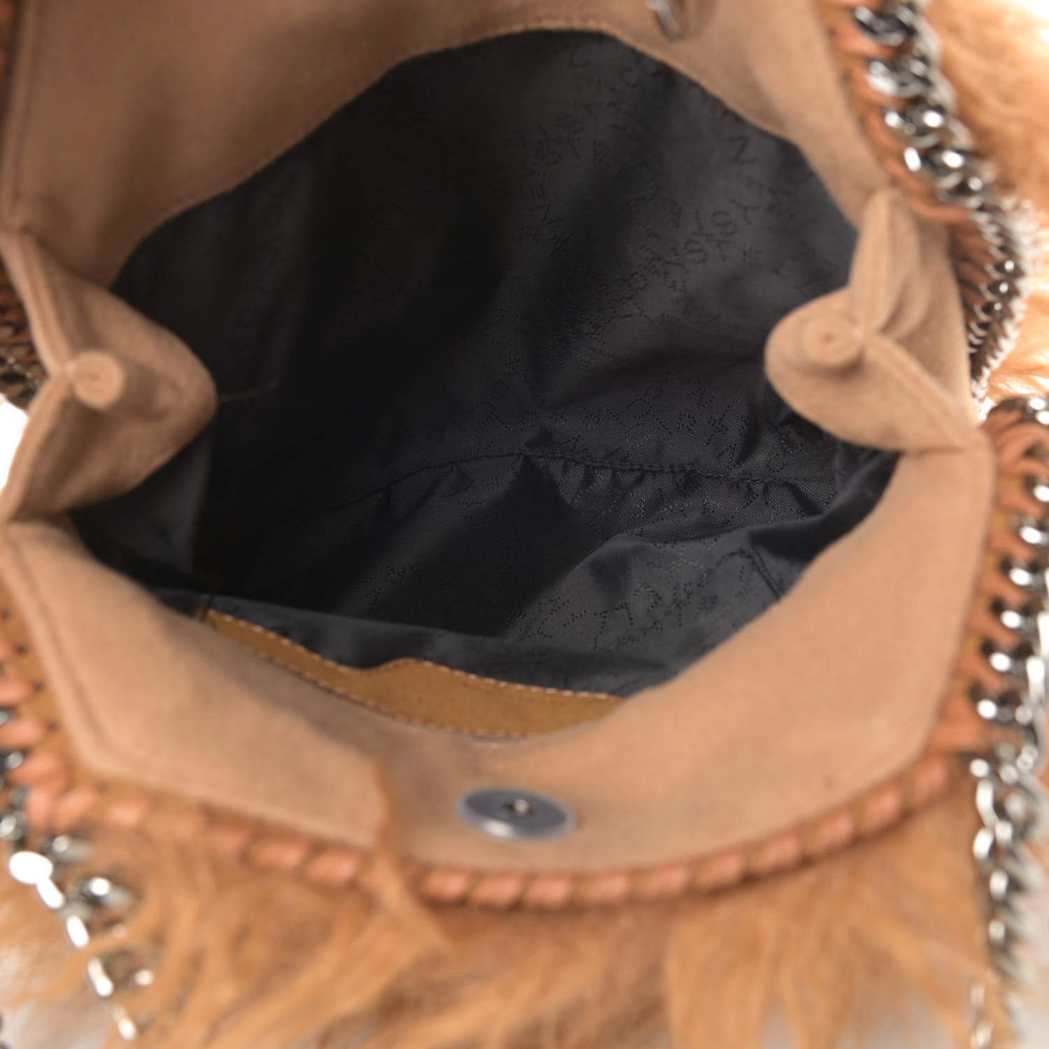 Stella McCartney Eco Fur Mini Falabella Tote Camel 5 of 11