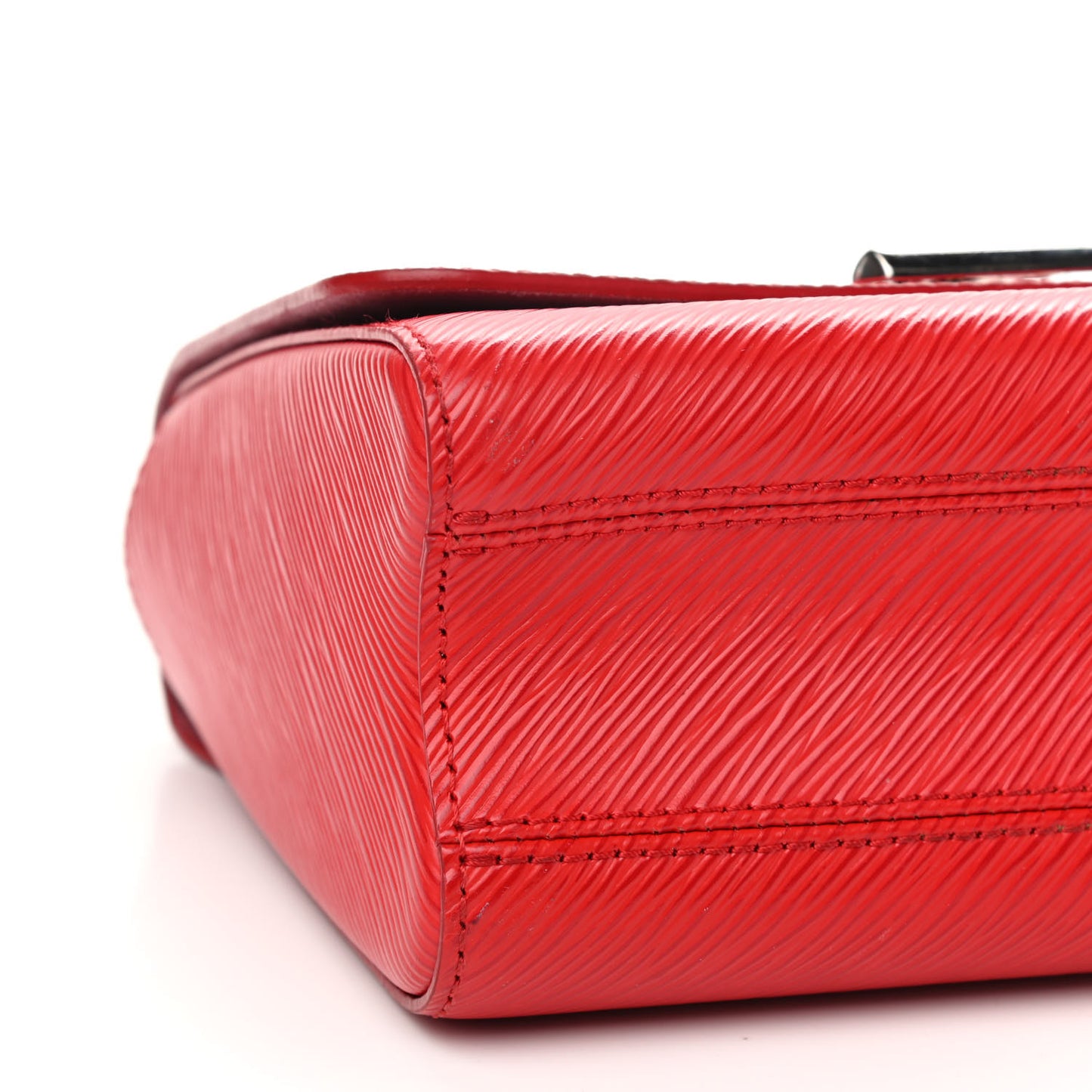 Epi Twist Shoulder Bag MM Coquelicot