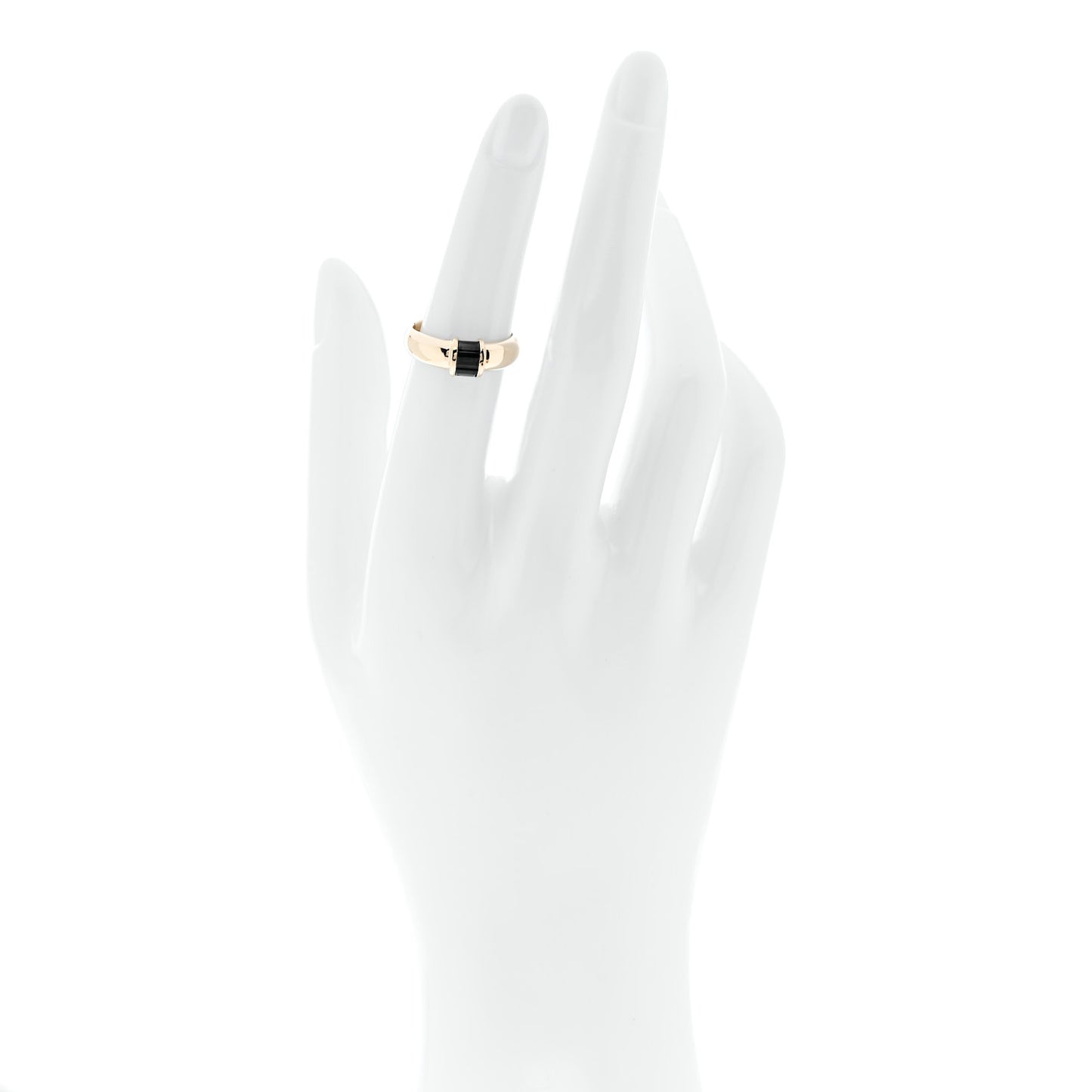 18K Yellow Gold Blue Sapphire Baguette Ring 51 5.75