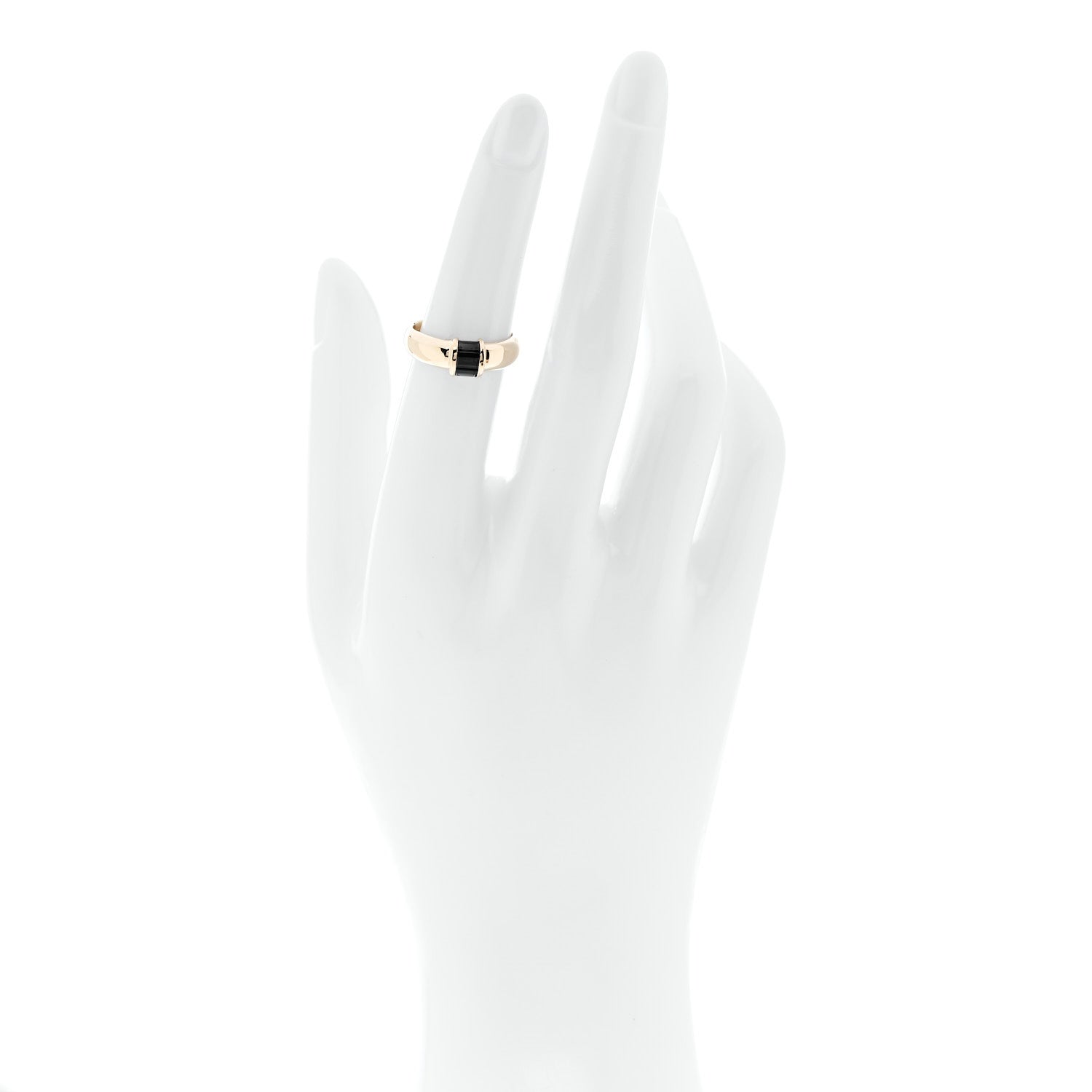 Tiffany 18K Yellow Gold Blue Sapphire Baguette Ring 51 5.75 2 of 6
