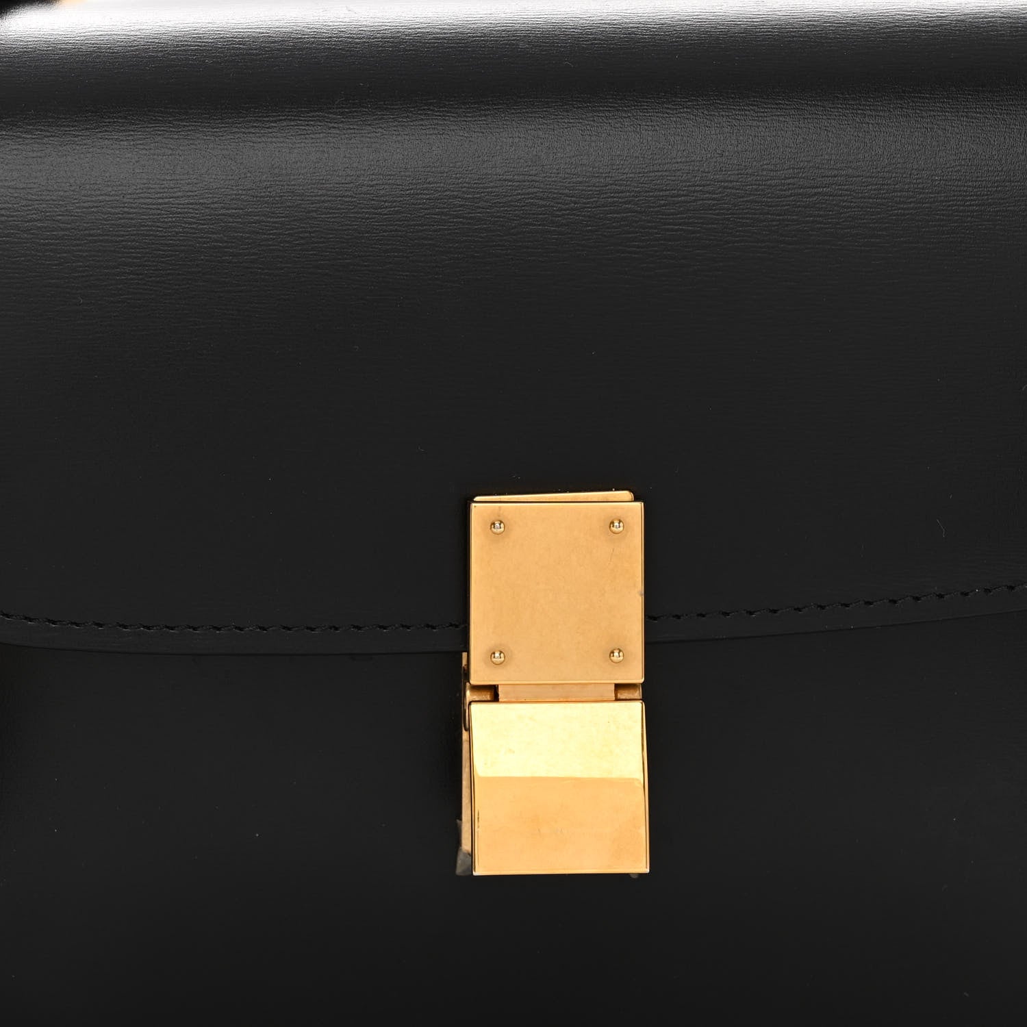 Celine Box Calfskin Teen Classic Box Flap Bag Black 8 of 12