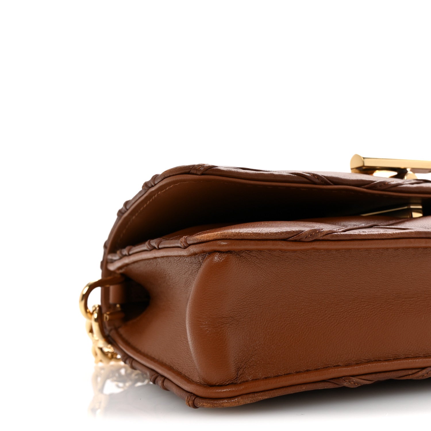 Louis Vuitton Lambskin Malletage Wallet On Chain GO-14 Tan 8 of 9