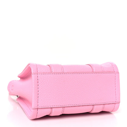 Marc Jacobs Grained Calfskin Micro The Tote Bag Pink 4 of 8