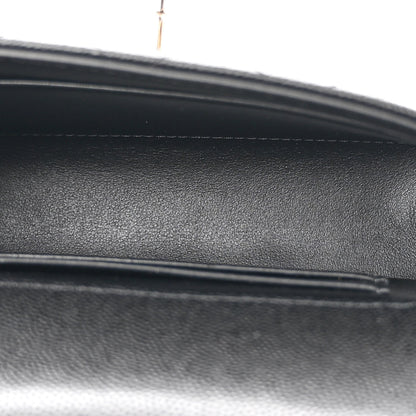 Chanel Caviar Quilted Coco Handle Clutch With Chain Black 5 of 10