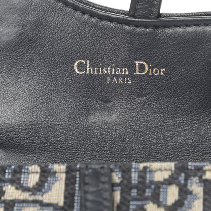 Christian Dior Oblique Nano Saddle Chain Pouch Blue 13 of 14