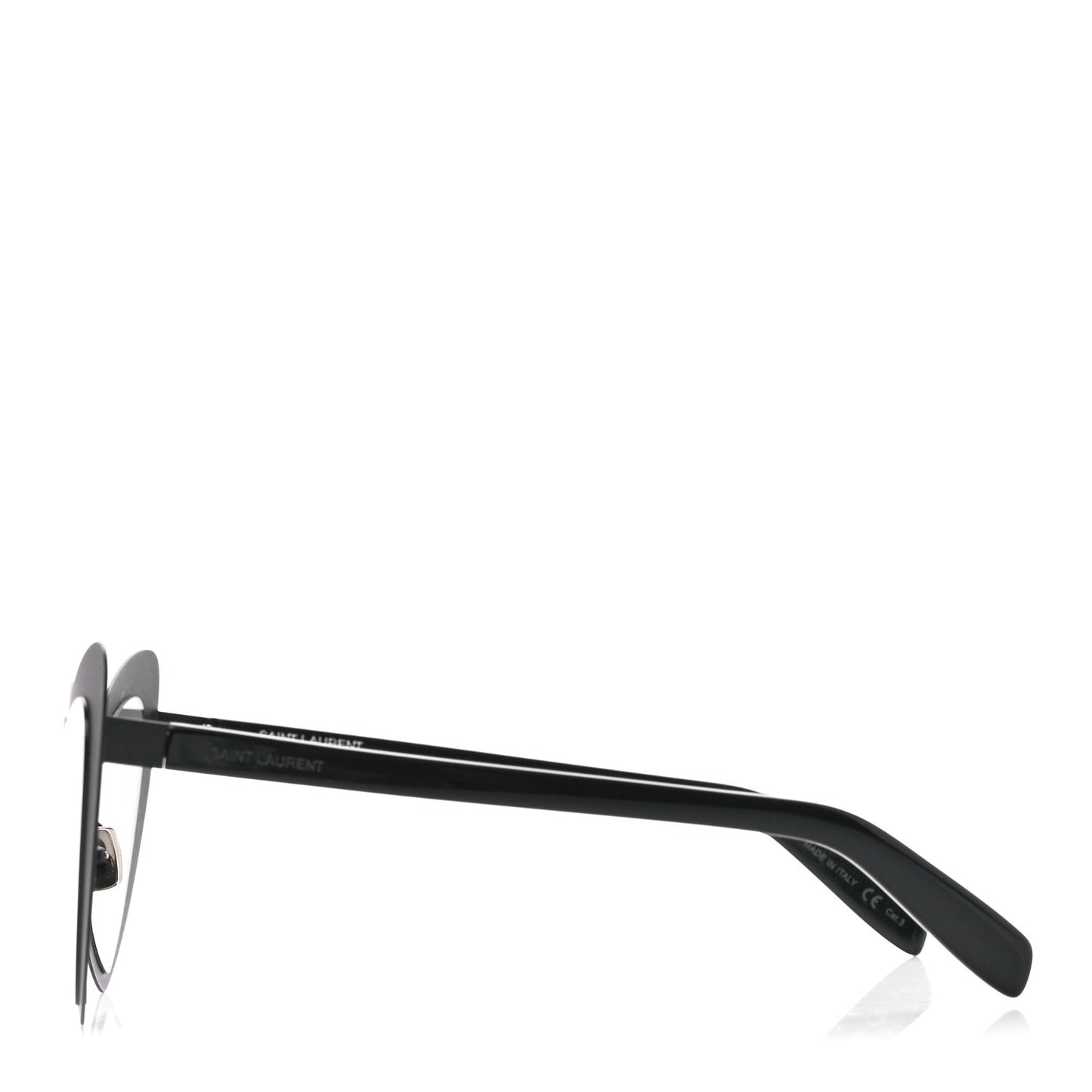 Acetate Heart Frame Loulou SL181 Sunglasses Black