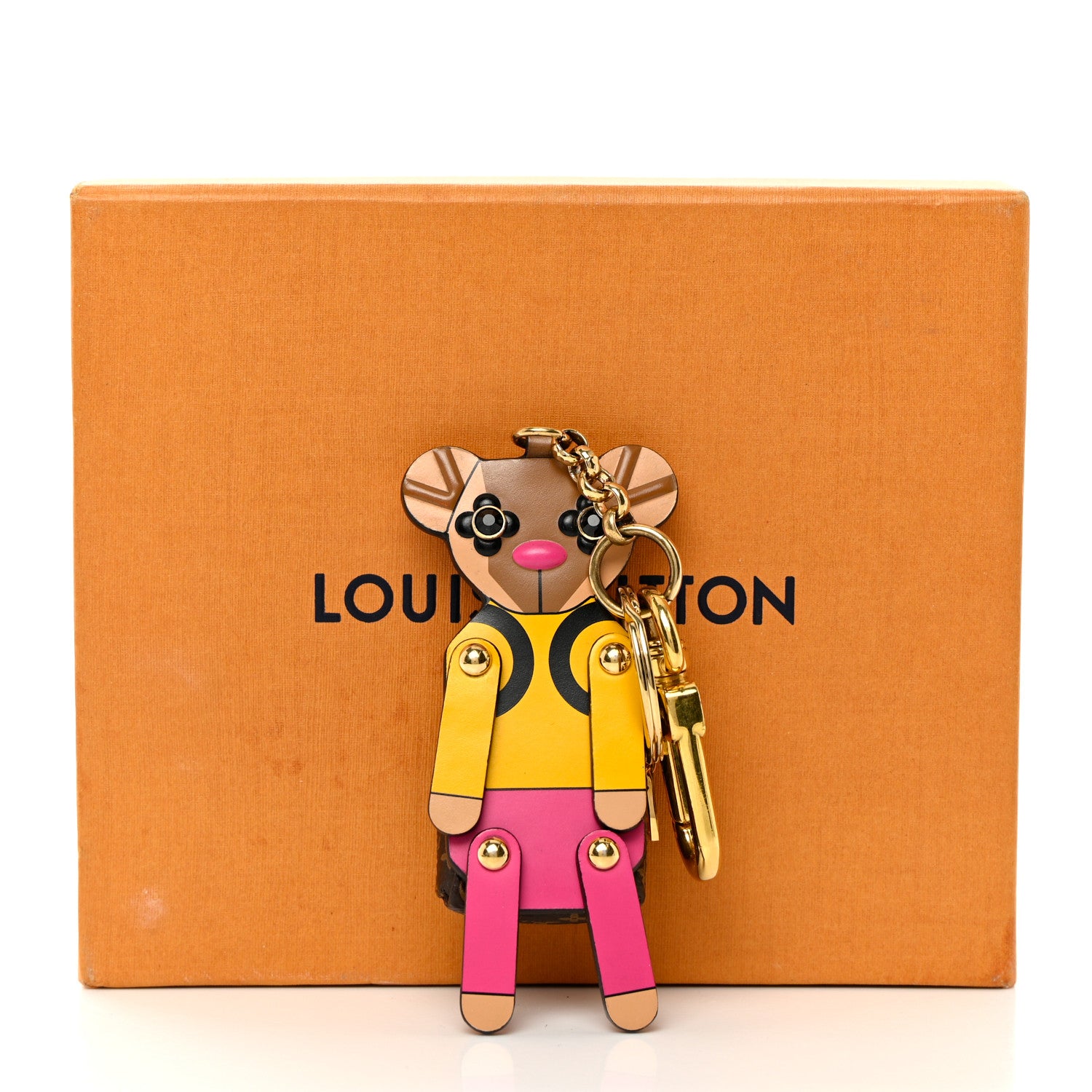 Louis Vuitton Monogram Bear Puppet Bag Charm Key Holder 5 of 5