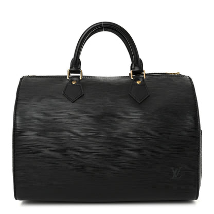 Louis Vuitton Epi Speedy 30 Black 1 of 10