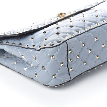 Valentino Garavani Nappa Medium Rockstud Spike Shoulder Bag London Stone 8 of 10