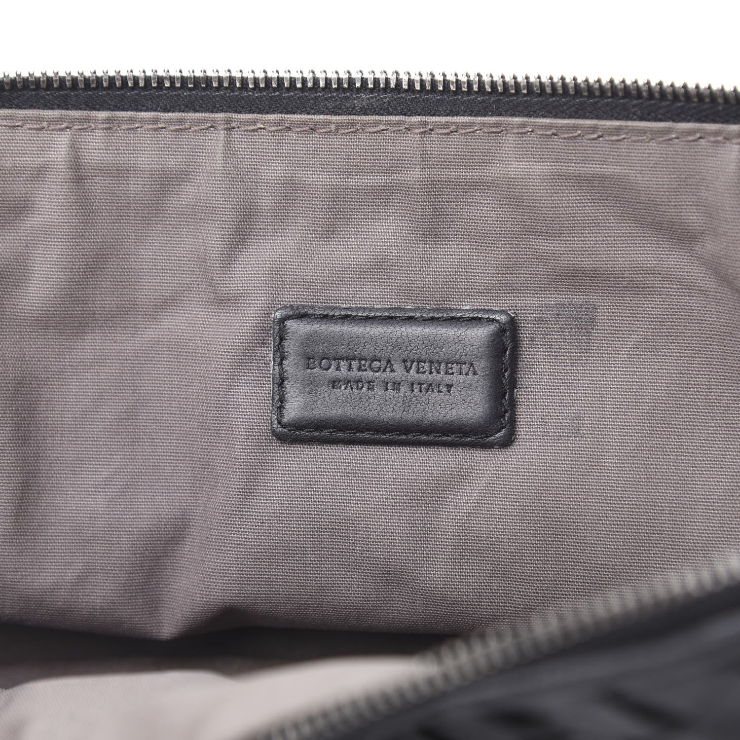 Bottega Veneta Nappa Intrecciato Cosmetic Case Black 6 of 12
