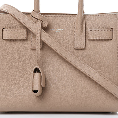Saint Laurent Grained Calfskin Nano Sac De Jour Beige 8 of 15