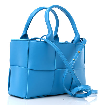 Bottega Veneta Grained Calfskin Maxi Intrecciato Mini Arco Tote Pool 4 of 9
