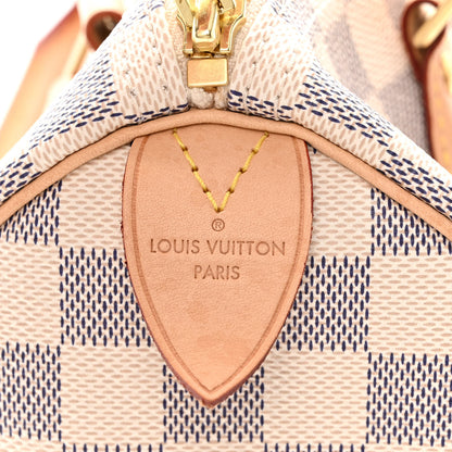 Louis Vuitton Damier Azur Speedy 25 6 of 9