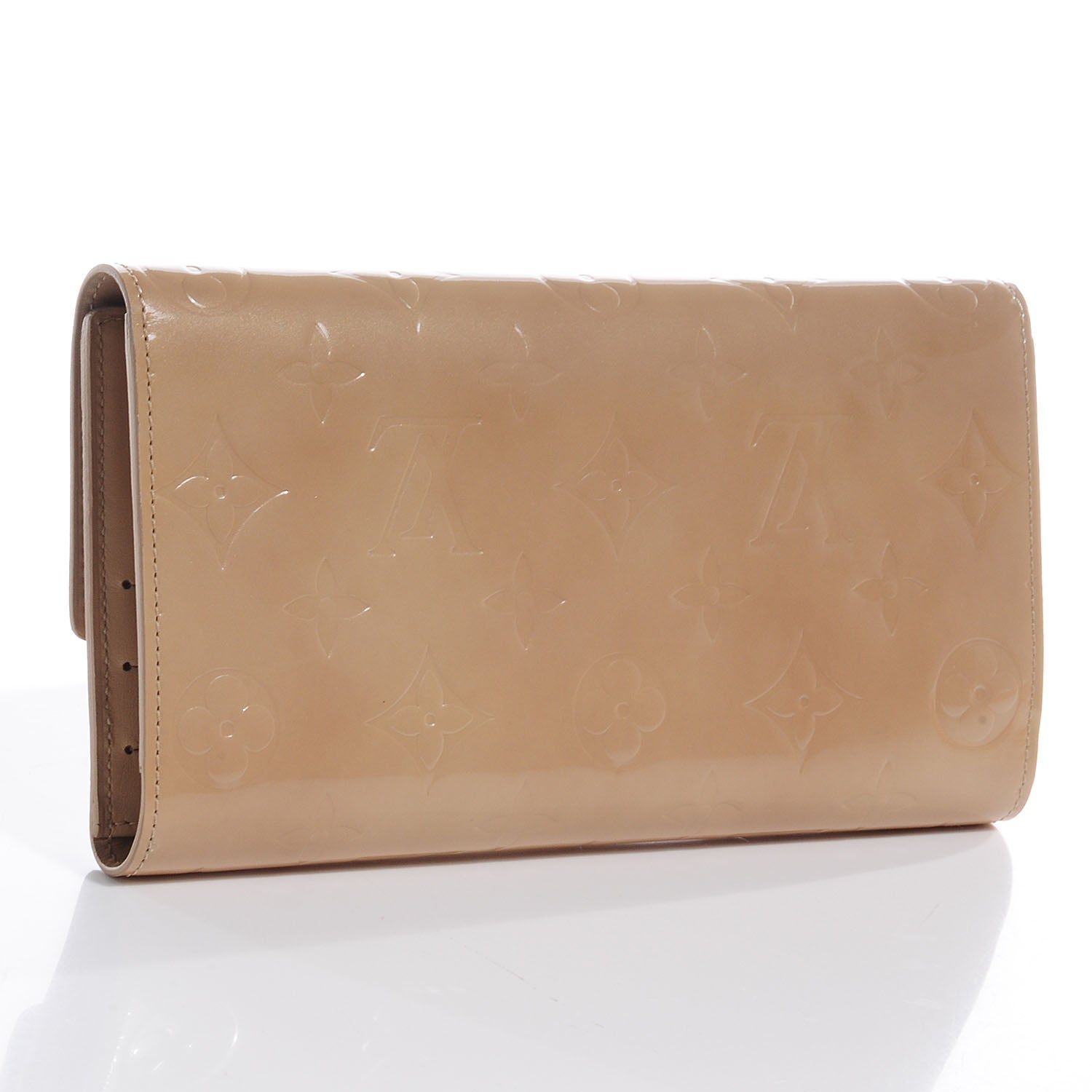 Louis Vuitton Vernis Porte Tresor International Wallet Beige 3 of 8
