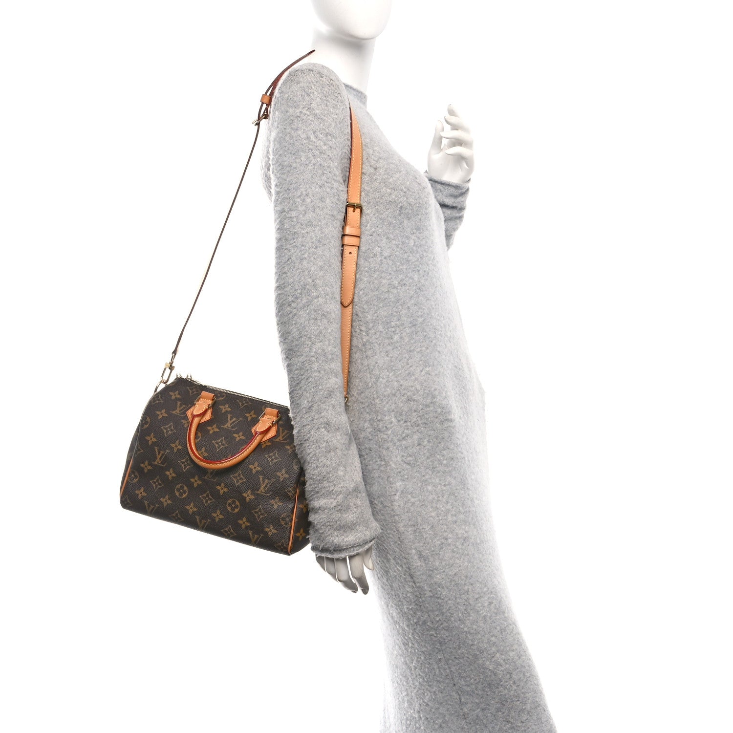Louis Vuitton Monogram Speedy Bandouliere 25 2 of 12