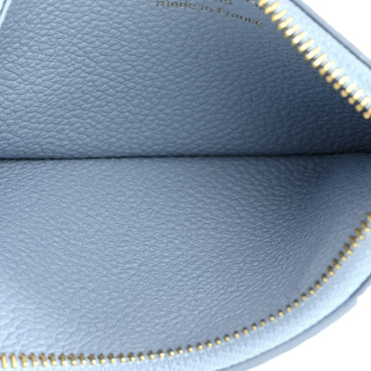 Louis Vuitton Empreinte Monogram Zipped Romy Card Holder Bleu Nuage 6 of 9
