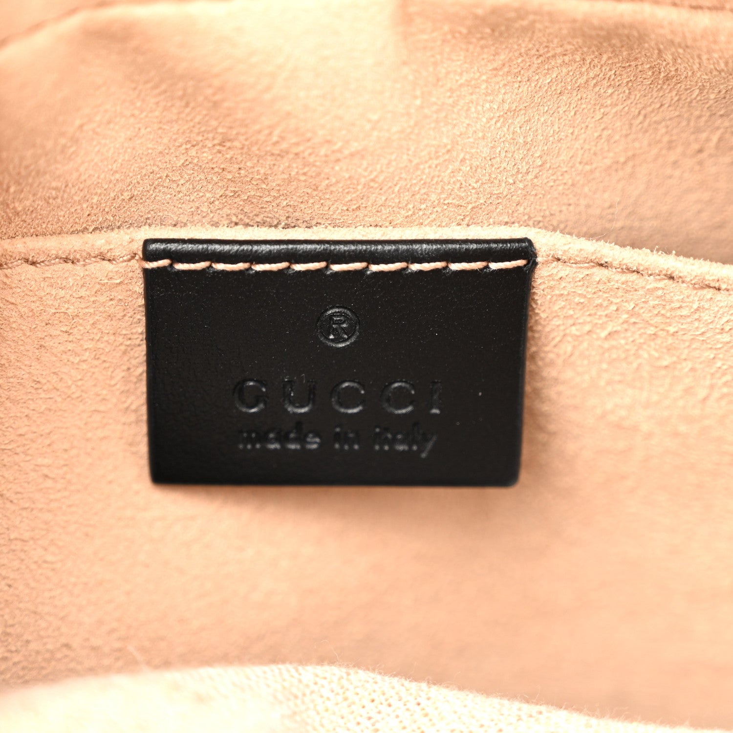 Gucci Calfskin Matelasse Small GG Marmont Chain Shoulder Bag Black 6 of 10