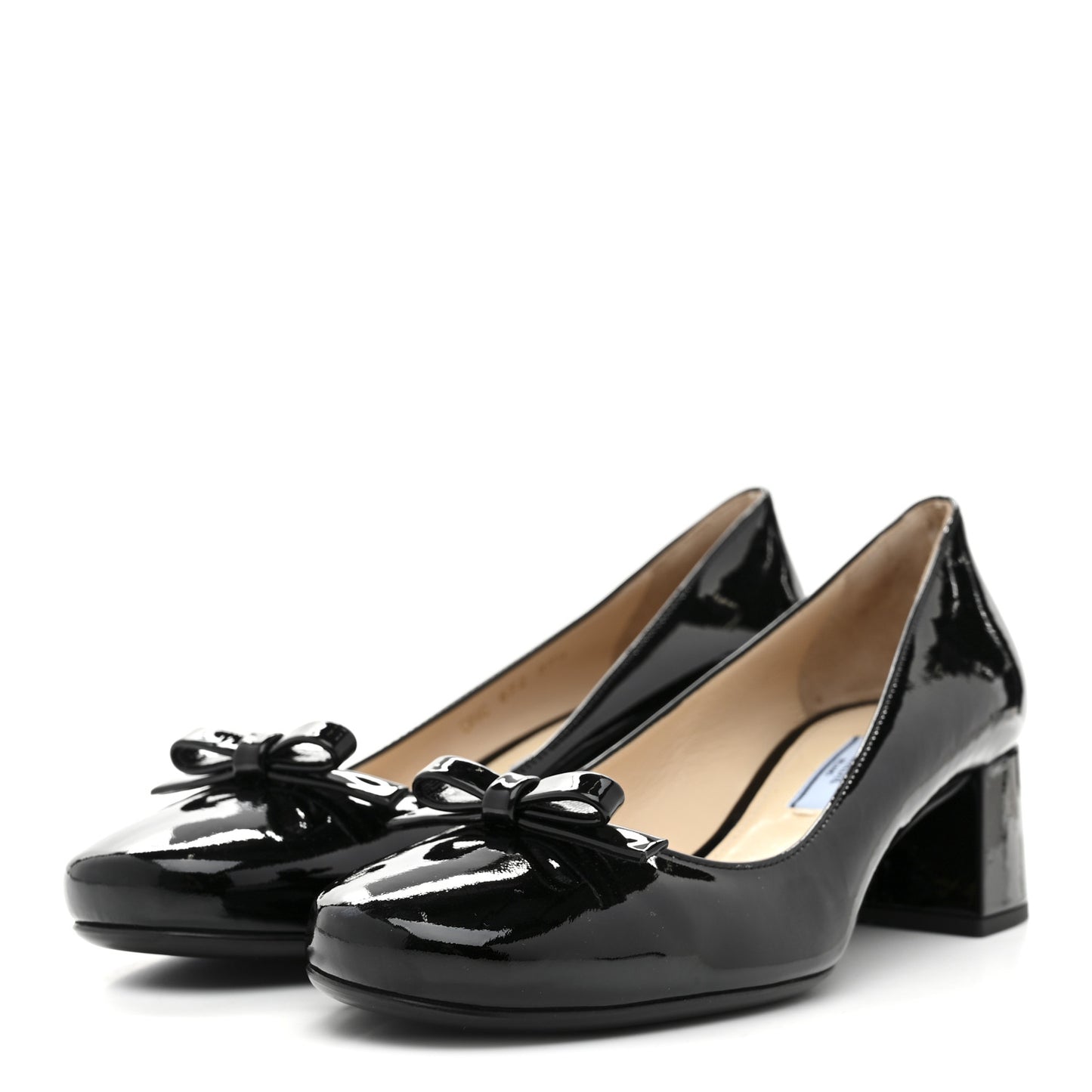 Spazzolato Bow Pumps 37.5 Black