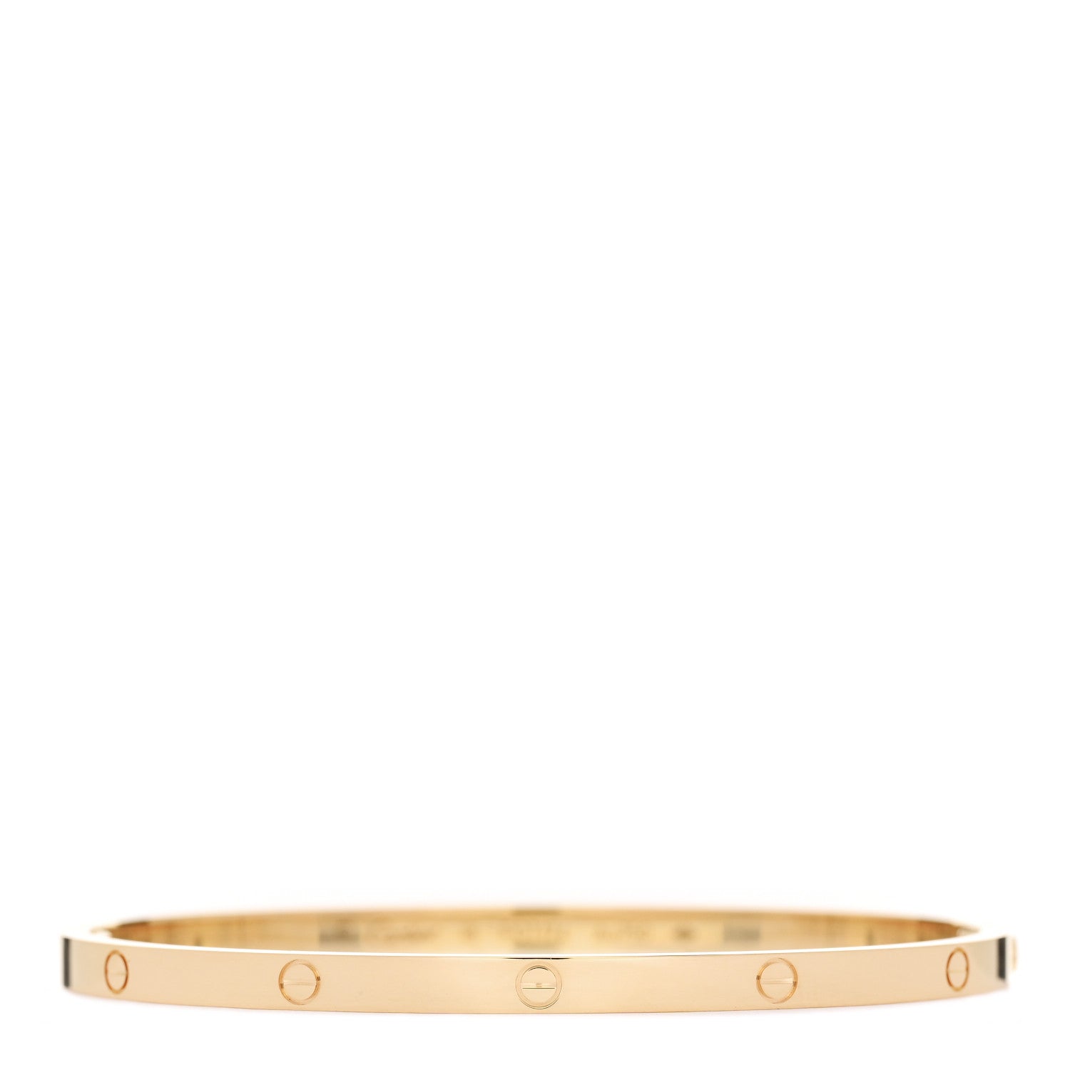 Cartier 18K Yellow Gold Small LOVE Bracelet 18 1 of 5