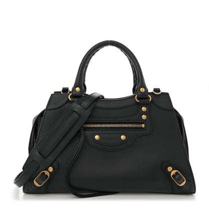 Balenciaga Smooth Calfskin Neo Classic Brass Hardware S City Black 1 of 13