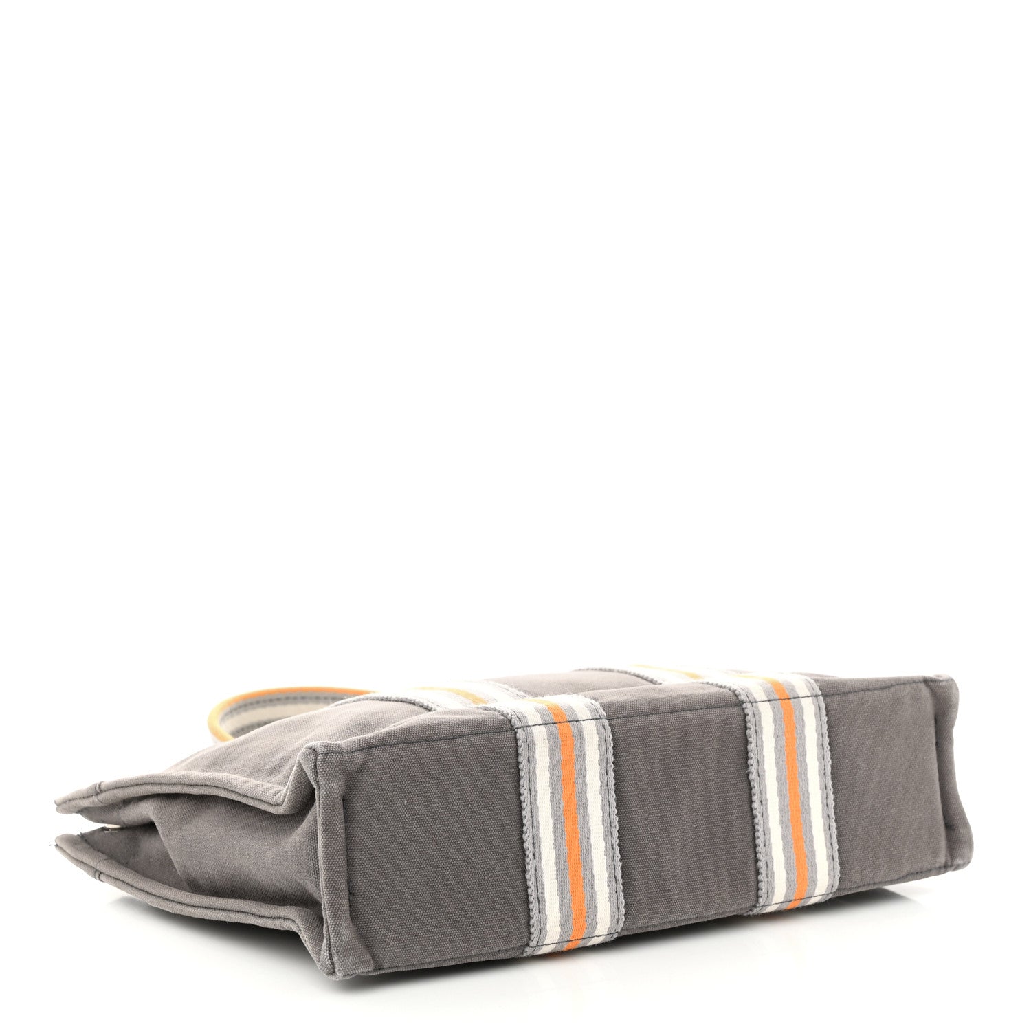 Hermes Canvas Fourre Tout PM Grey Orange 4 of 12