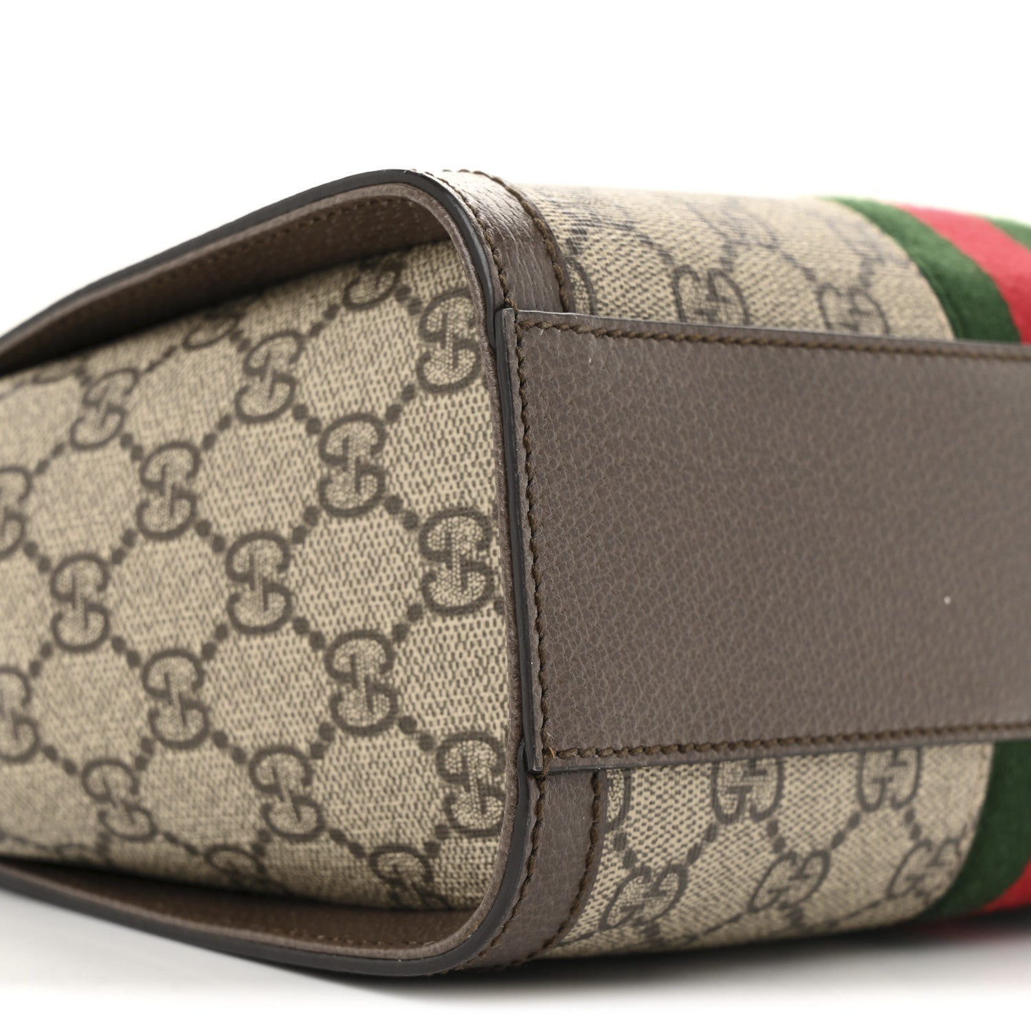 Gucci GG Supreme Monogram Small Ophidia Tote Bag Brown 9 of 13