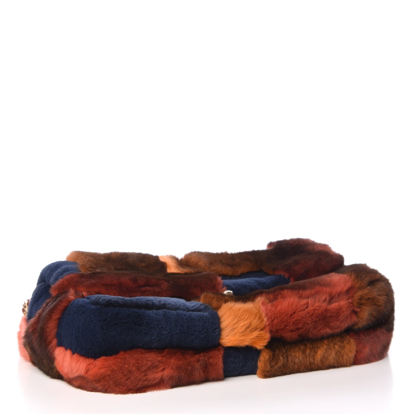 Orylag Lambskin Medium Flap Blue Orange