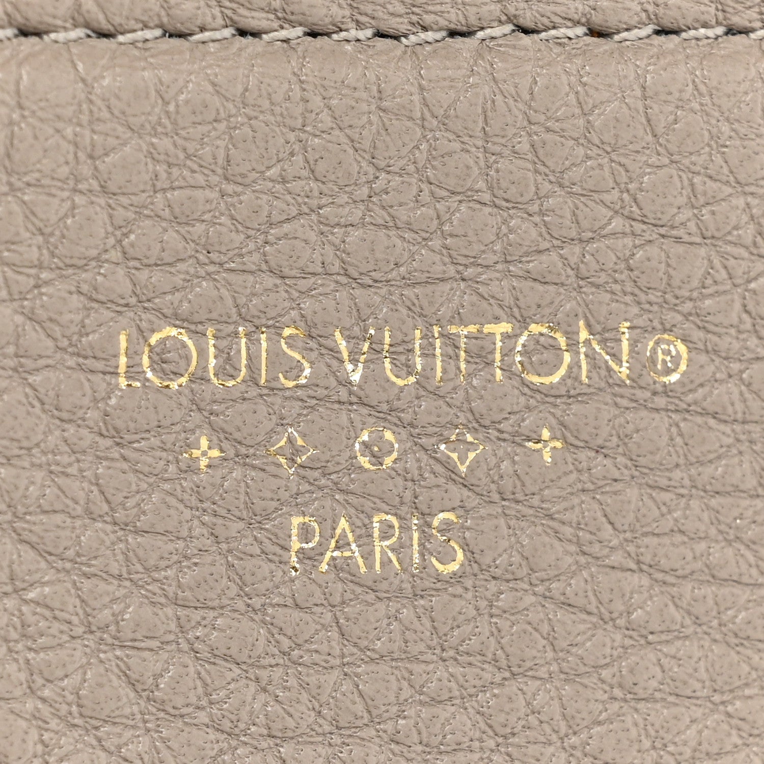 Louis Vuitton Grained Calfskin LV Pont 9 Compact Wallet Gris 9 of 14