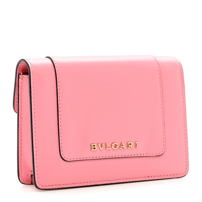 Bulgari Calfskin Serpenti Forever Purse Card Holder Pink 4 of 9