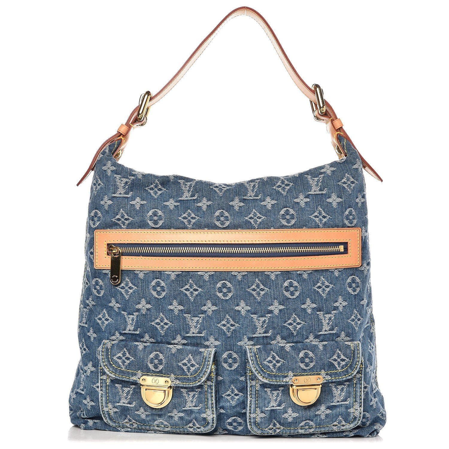 Louis Vuitton Denim Baggy GM Blue 1 of 6