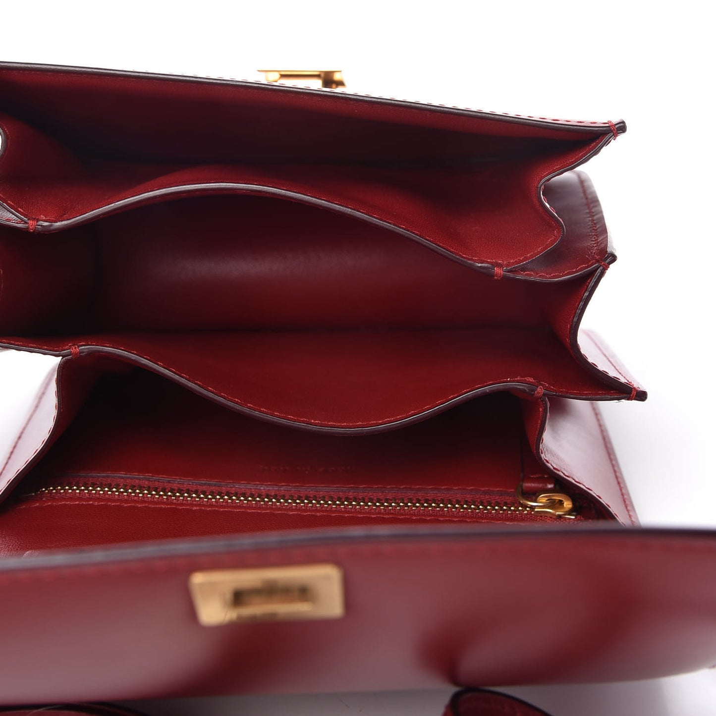 Box Calfskin Small Classic Box Flap Bag Red