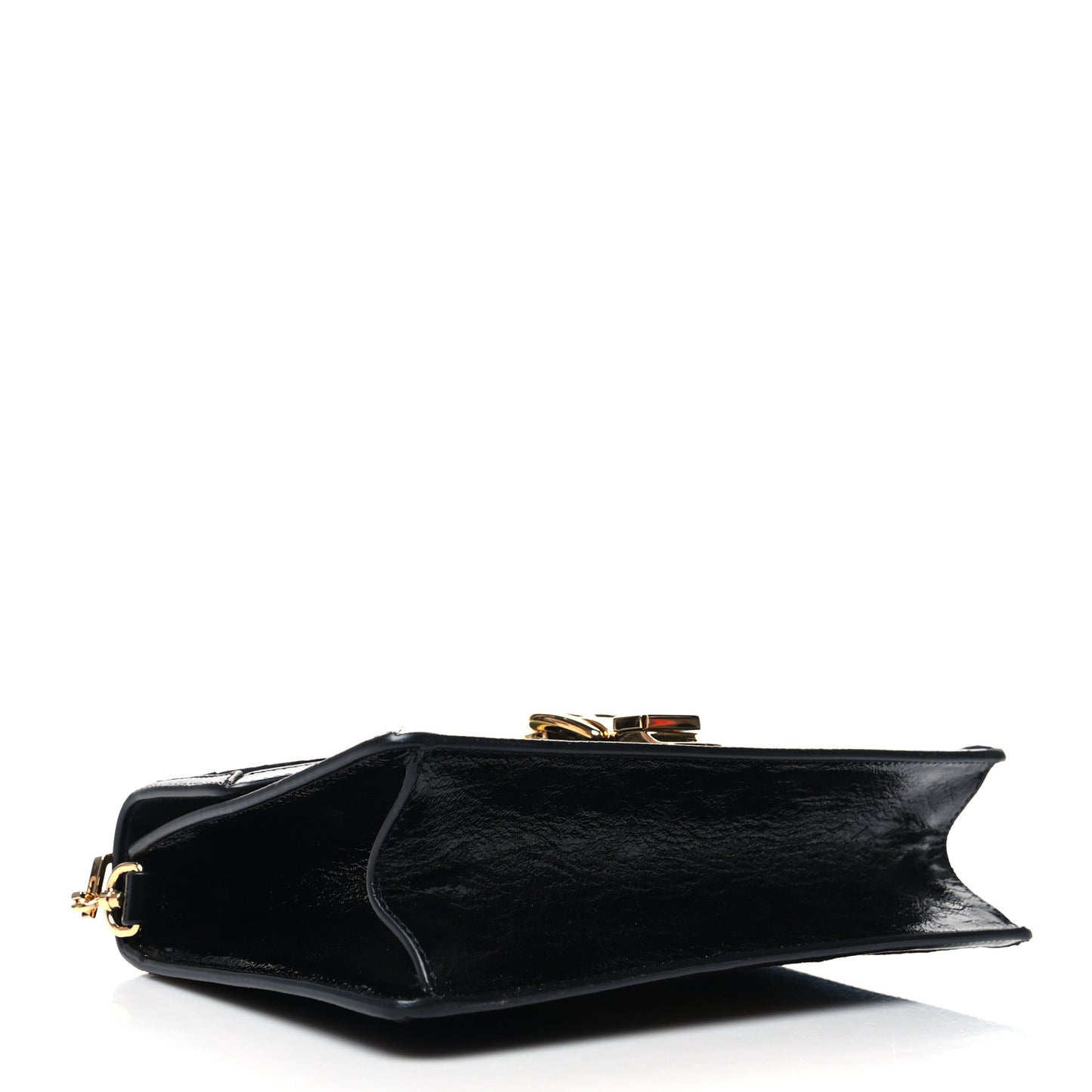 Velvet GG Monogram Small Sylvie Shoulder Bag Black