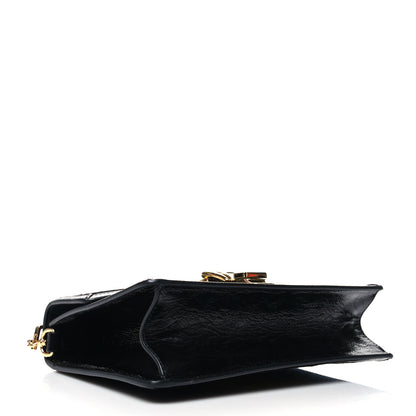 Gucci Velvet GG Monogram Small Sylvie Shoulder Bag Black 3 of 9