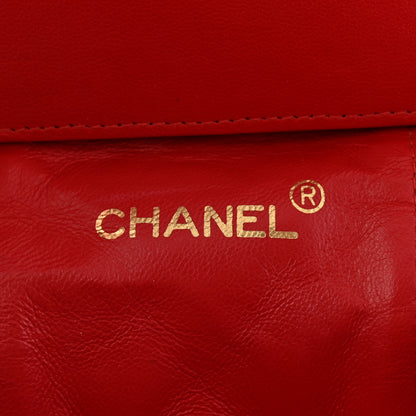 Chanel Lambskin Quilted Vanity Case Red 6 of 9