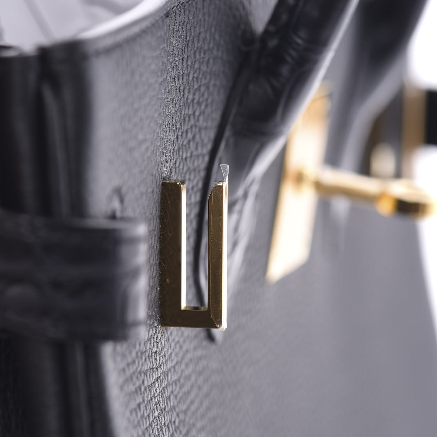 Togo Matte Alligator Birkin Touch 30 Black