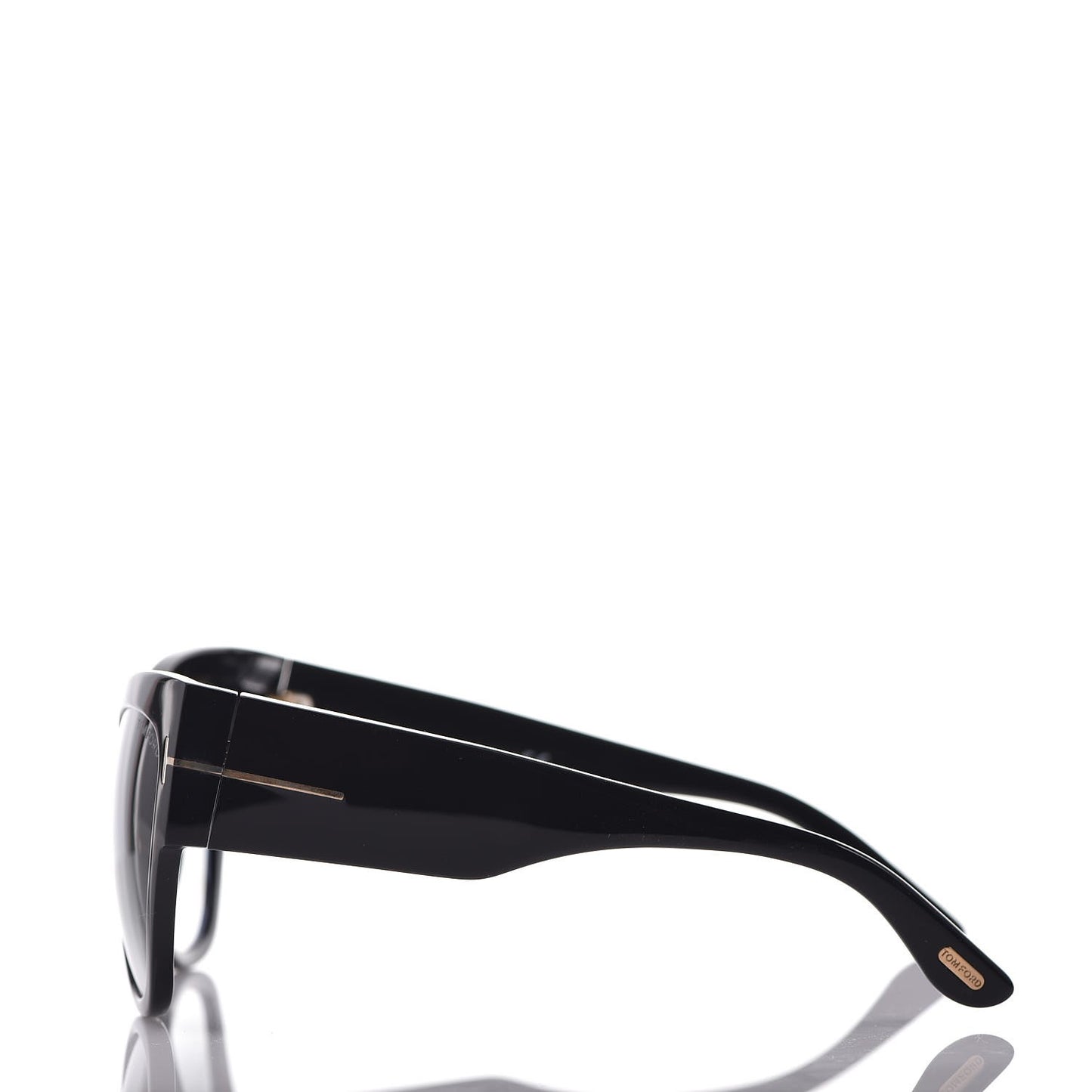 Acetate Anoushka Cat Eye Sunglasses TF371 Black